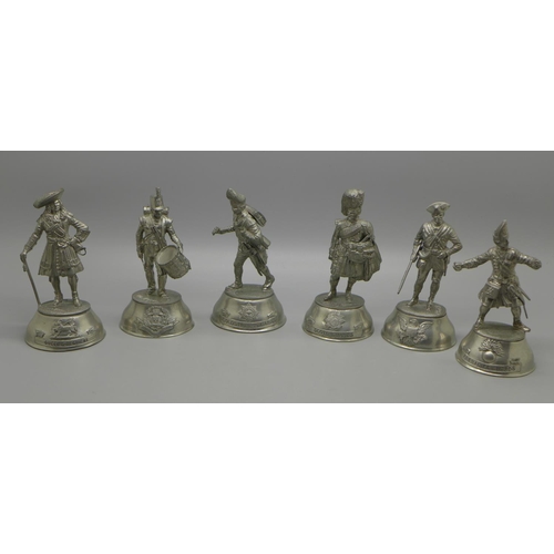 Pewter military figures by Charles C. Stadden; Grenadier Guards