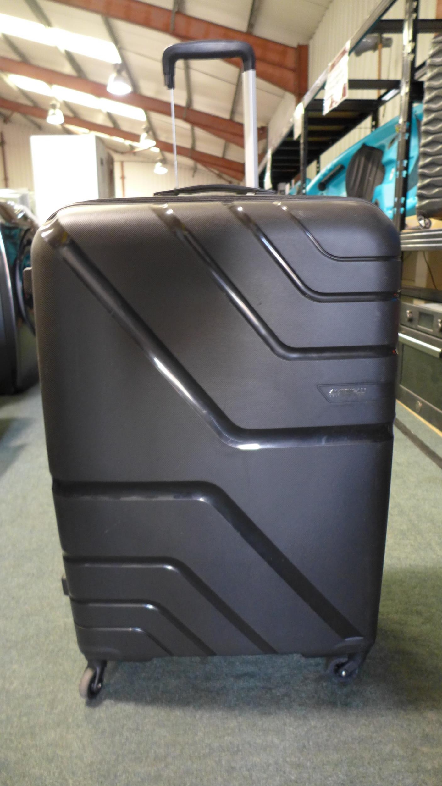 American Tourister Black Jet driver Large Hardside 4 Wheel Spinner Case (79cm) (255204) * This l