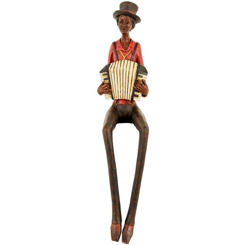 1435 - A sitting jazz band squeeze box, H 40cms (026312)   #