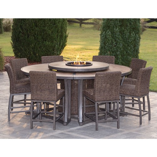 1549 - Agio Brentwood 11 piece Fire Chat Set , Original RRP £2666.66 + vat(4123-8)  (slightly scuffed top)*... 