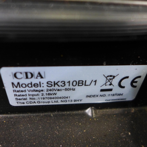 3017 - CDA Single Multi-Function Oven  - model no:- SK310BL, original RRP £300 inc. VAT * VAT will be added... 
