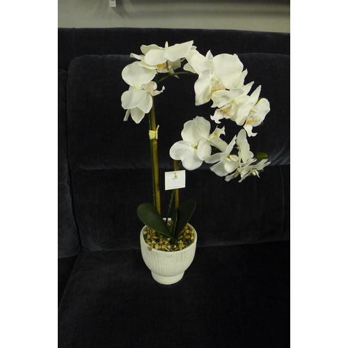 1315 - An artificial orchid in a ceramic pot, H 53cms (2989710)   #