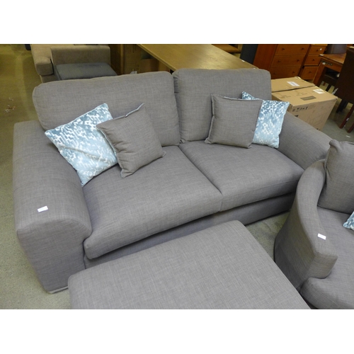 1342 - An Amethyst Flex Charles slate fabric 3 seater sofa