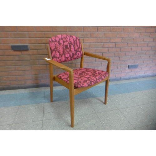 1 - A Danish France and Son teak armchair, model no. 196, designed by Finn Juhl
