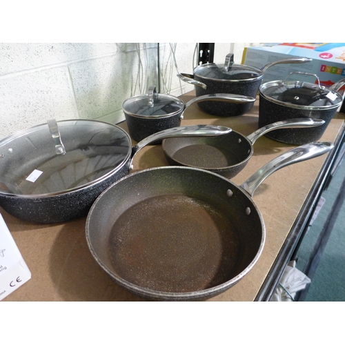 3022 - The Rock Cookware 10pc Pan Set, original RRP £106.99 + VAT, (258-14)   * This lot is subject to vat