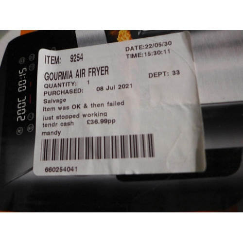 3024 - Gourmia Air Fryer (7QT), (258-59)   * This lot is subject to vat