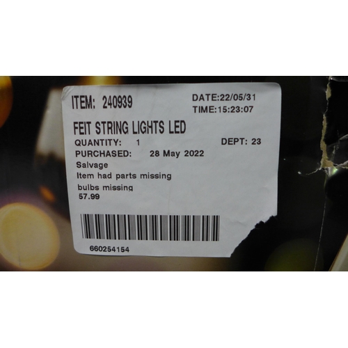 3034 - Feit LED String Lights (48ft), (258-65)   * This lot is subject to vat