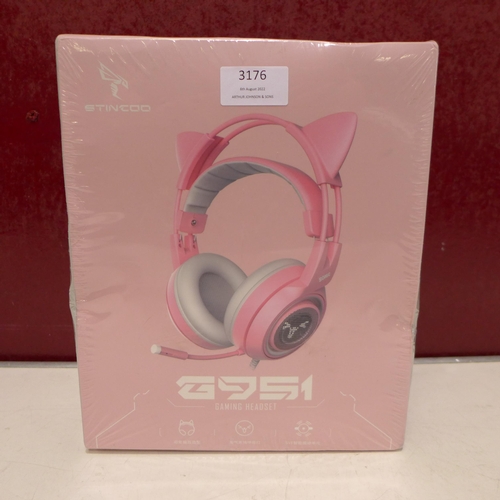 Stincoo G951 pink cat ear gaming headset
