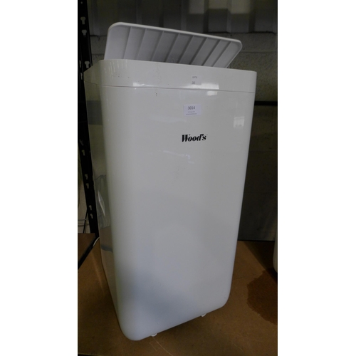 Wood's Milan 9K BTU Portable Air Conditioner, original RRP £249.99
