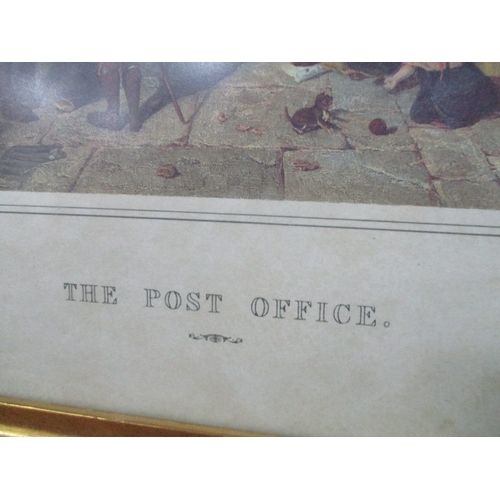 22 - Vintage gilt framed  The Post Office print