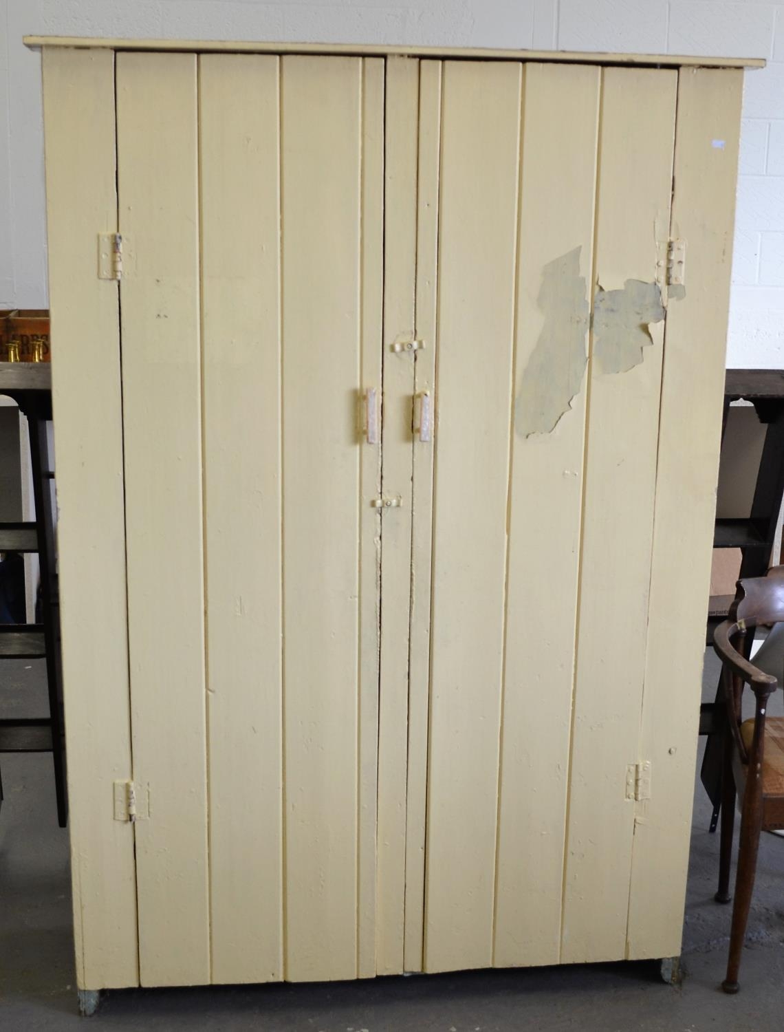 Victorian Painted Pine Pantry Cupboard