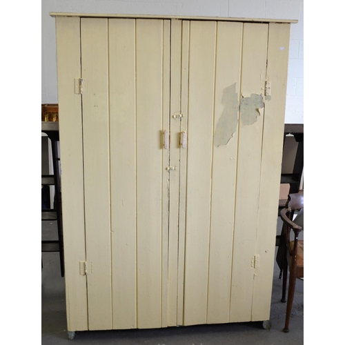 Victorian Painted Pine Pantry Cupboard