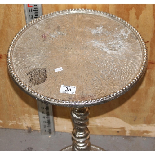 35 - Aluminium side table