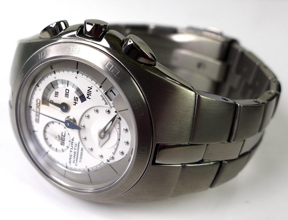 A Seiko Arctura Kinetic Chronograph - auctions & price archive