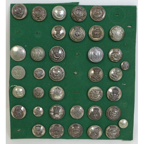 99 - Over one hundred and fifty British and Commonwealth military buttons, including a 19th century 8th B... 