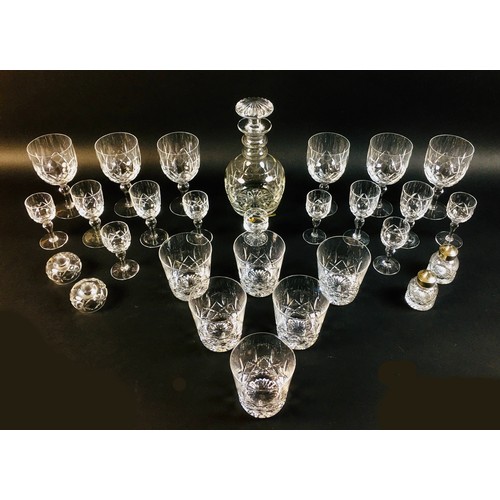 54 - A collection of late 20th century Stuart crystal style cut glass ware, believed to be part of the Pr... 