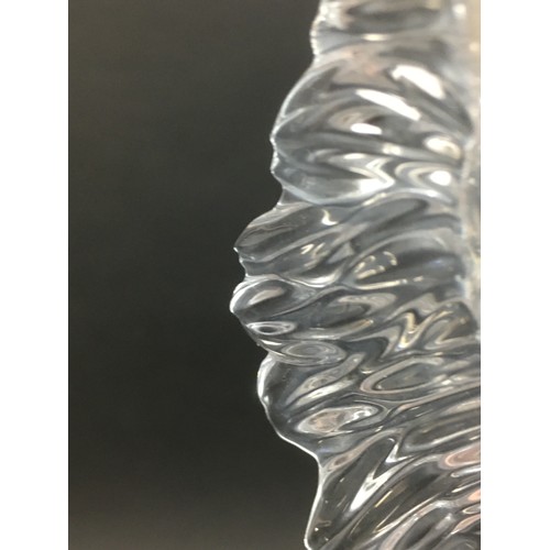 47 - A Waterford crystal figurine of a rearing horse, 15 by  7.5 by 23.5cm high.
