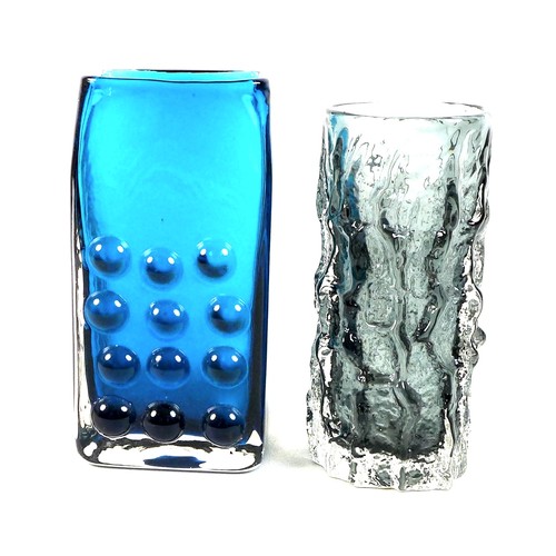 55 - A Whitefriars blue glass 6.5