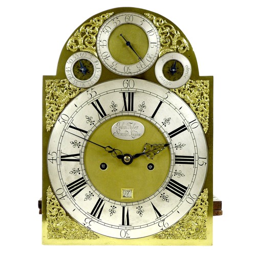 359 - A George III tall oak long case clock, by John Tyler, Strand, London, 11½