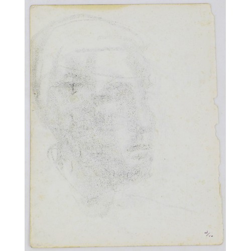 24 - Jean Shepeard (British 1904-1989): a charcoal portrait of actor Leslie Howard (1893-1943) signed wit... 