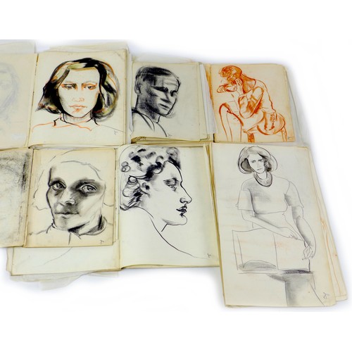 6 - Jean Shepeard (British, 1904-1989): eight sketch books, containing over one hundred sketches most si... 
