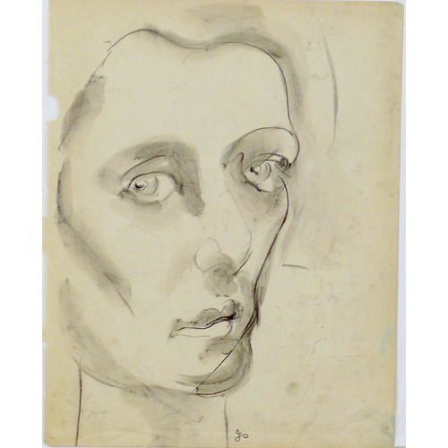 29 - Jean Shepeard (British, 1904-1989): six charcoal drawings, including a half turned lady's face, char... 