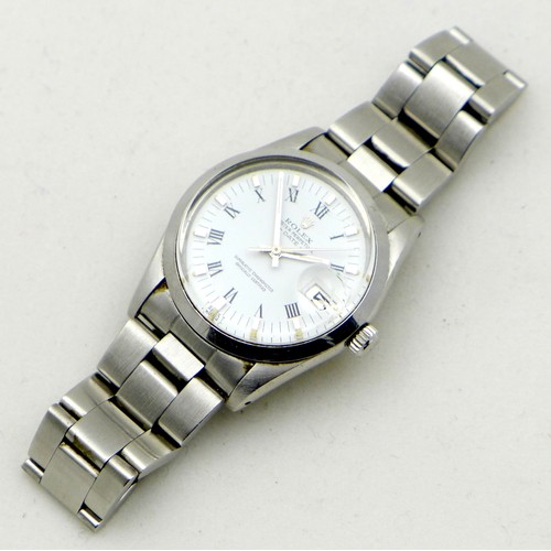 98 - A Rolex Oyster Perpetual Date Superlative Chronometer gentleman's stainless steel wristwatch, model ... 