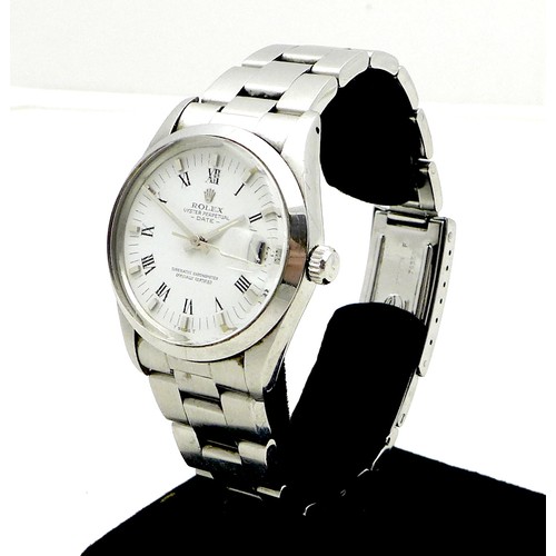 98 - A Rolex Oyster Perpetual Date Superlative Chronometer gentleman's stainless steel wristwatch, model ... 