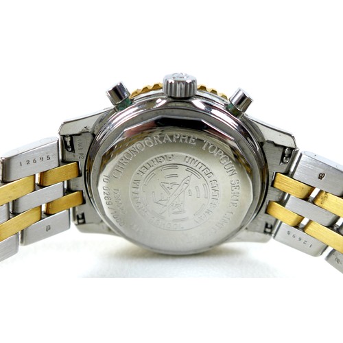101 - A Breitling Navitimer 'TOPGUN' stainless steel cased gentleman's wristwatch, ref. D30022, circa 1995... 