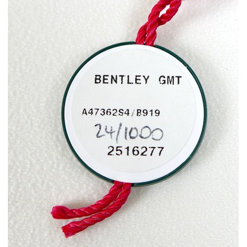 99 - A Breitling Bentley GMT British Racing Green stainless steel gentleman's wristwatch, ref. A47362, ci... 