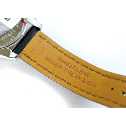97 - A Breitling Cockpit Galactic stainless steel gentleman's wristwatch, ref. A49350, circa 2011, circul... 