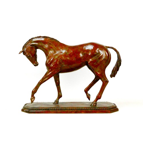1 - George Bingham (British, 20th/21st century): a limited edition bronze sculpture of a horse, signed a... 