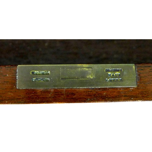 277 - An Edwardian Maple & Co mahogany lady’s writing desk, crossbanded, inlaid with ebony and satinwood, ... 