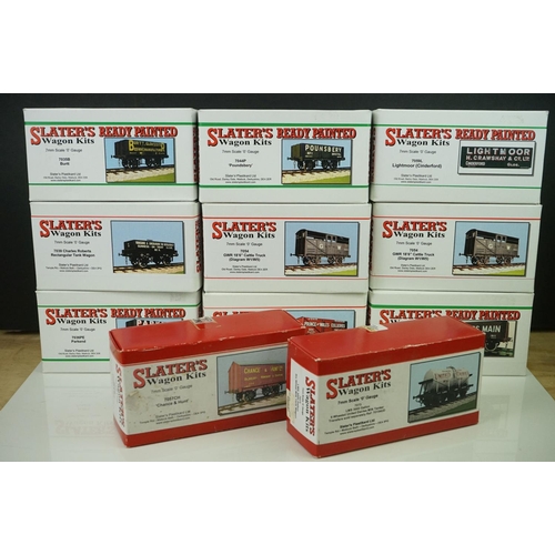 11 Boxed Slaters O gauge Wagon Kits to include 7057CH, 7073,... Barnebys