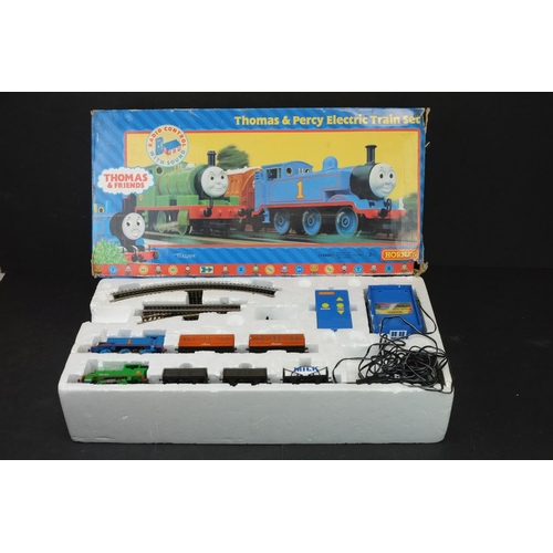 Boxed Hornby OO gauge R9045 Thomas & Percy Electric Train Se... Barnebys