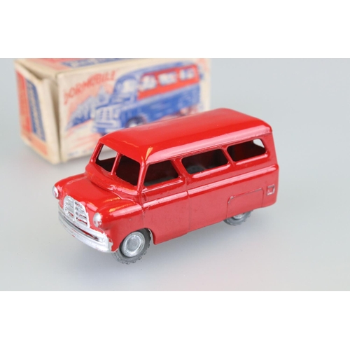 1085 - Two boxed Morestone diecast models to include Bedford Dormobile in red and 452 AA Scout Patrol, some... 