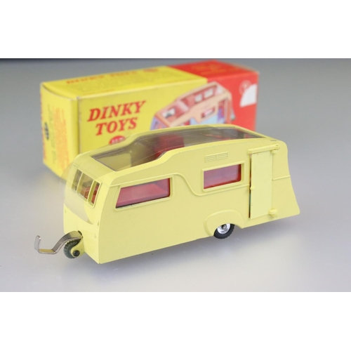 1097 - Three boxed Dinky diecast models to include 188 Four Berth Caravan in cream/pale blue, 117 Four Bert... 