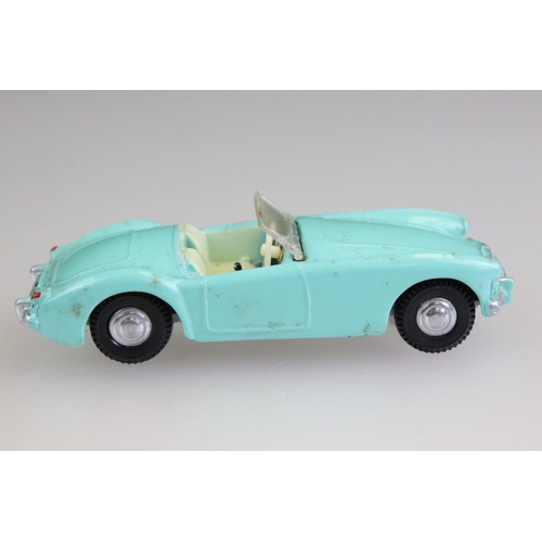 1012 - Three boxed Triang Spot On diecast models to include 104 MR 'A'' in turquoise, Bentley Saloon in two... 