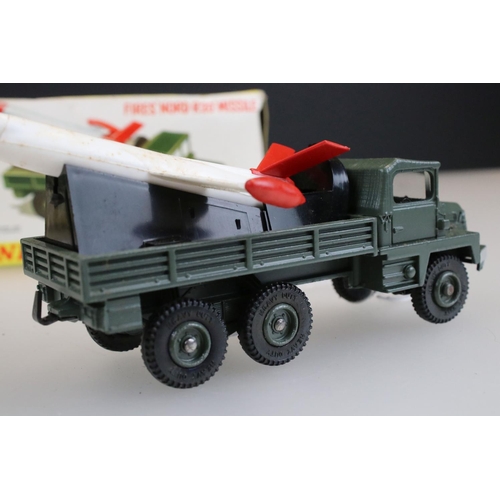 1079 - Two boxed Dinky military diecast models to include 665 Honest John Missile Launcher and 620 Berliet ... 