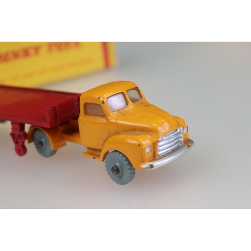 1419 - Four boxed Dinky Dublo diecast models to include 070 AEC Mercury Tanker Shell BP, 072 Bedford Articu... 