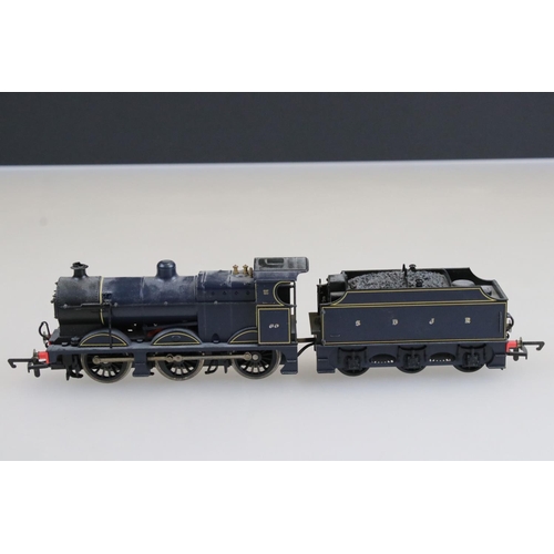 88 - Two Hornby OO gauge SDJR locomotives with tenders to include 4-4-0 & 0-6-0