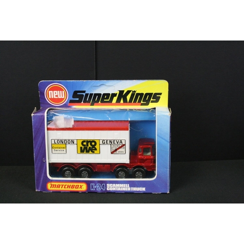 1126 - 12 Boxed Matchbox diecast models to include 5 x SpeedKings (K50, K64, K53, K59 & K61) and 7 x SuperK... 