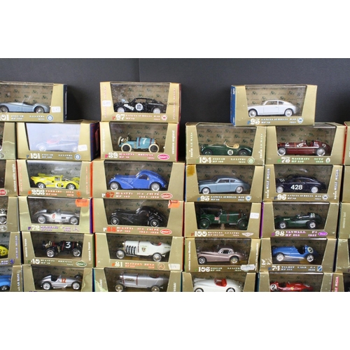 1152 - 57 Brumm Oro Boxed / Cased diecast models to include Vanwall F1 HP 285 1957, Ferrari Dino 246 & 356 ... 