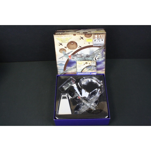 1176 - 10 Boxed Corgi 1/72 diecast model planes to include 3 x Predators of the Skies, 4 x Aviation Archive... 