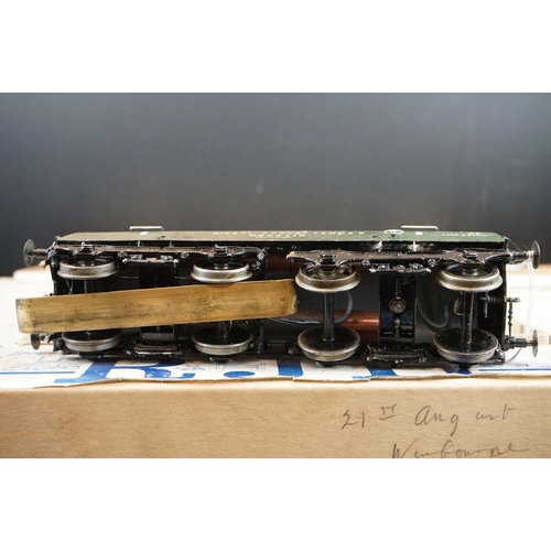 17 - Boxed O gauge RJH BR Coach Kit P-BRL-001 Diesel Brake Tender locomotive metal model kit (built) plus... 