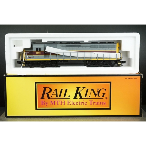 26 - Boxed Rail King By MTH Electric Trains O gauge 30-2362-3 SD-45 Diesel Electric Engine (Non Powered) ... 