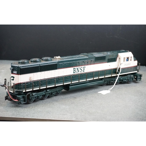 27 - Boxed MTH Electric Trains O gauge 20-2154-1 EMD SD-70 MAC Diesel BNSF Can no 9400 with Proto-Sound l... 