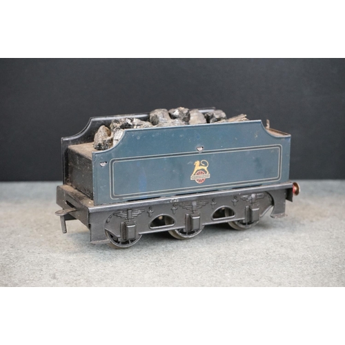 4 - Bassett Lowke O gauge Prince Charles 62078 BR locomotive and tender, showing some play wear but gd o... 