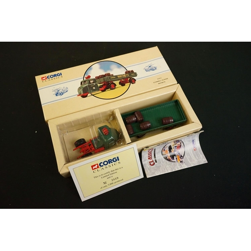 1224 - 13 Boxed Corgi diecast models, mostly with certificates, including 11 Classic Road Transport from Co... 