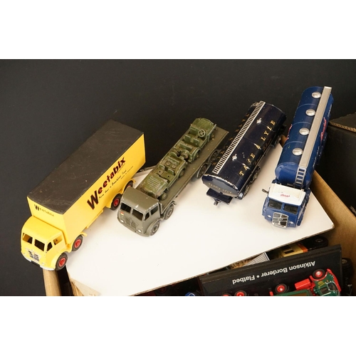 1188 - Large quantity of play worn diecast models, many commercial vehicles, to include Corgi, Dinky, Match... 